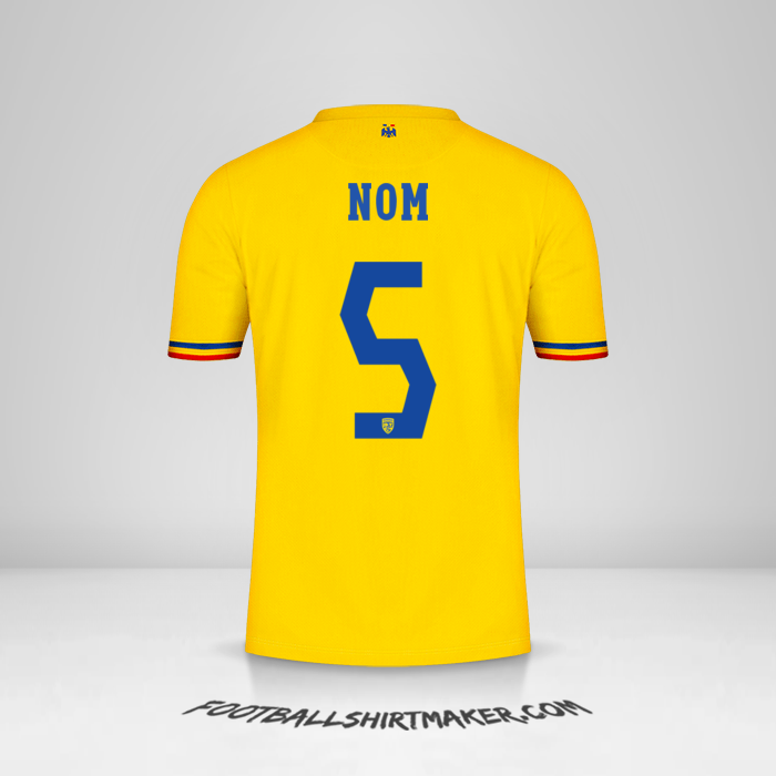 Maillot Roumanie 2024 -  nom - 5