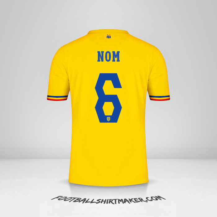 Maillot Roumanie 2024 -  nom - 6