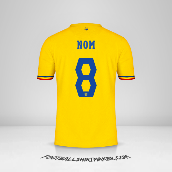 Maillot Roumanie 2024 -  nom - 8