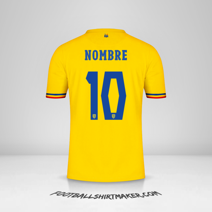 Camiseta Rumania 2024 -  nombre - 10