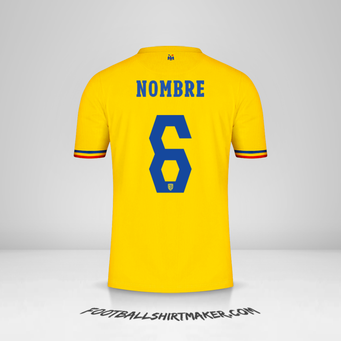 Jersey Rumania 2024 -  nombre - 6