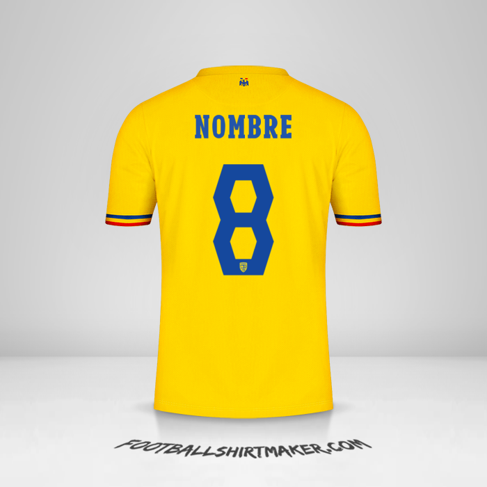 Jersey Rumania 2024 -  nombre - 8