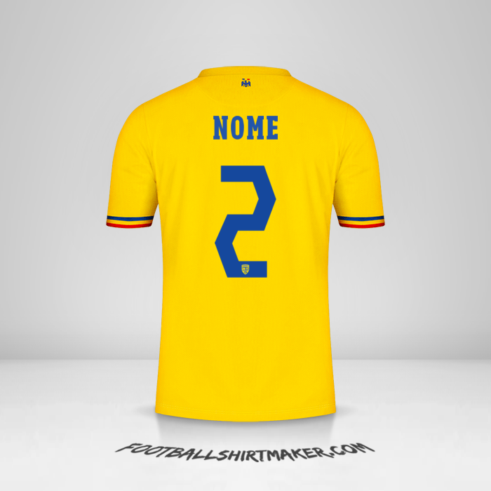 Maglia Romania 2024 -  nome - 2