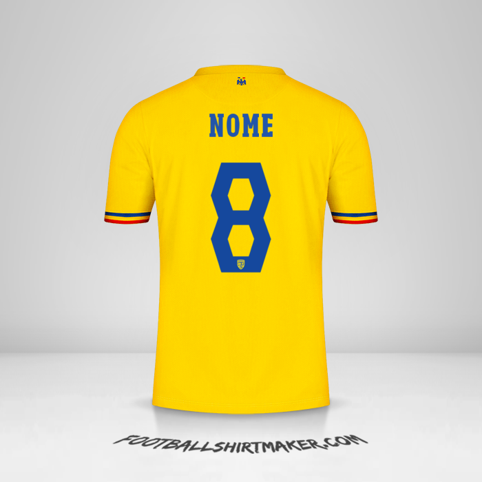 Camisa Romênia 2024 -  nome - 8