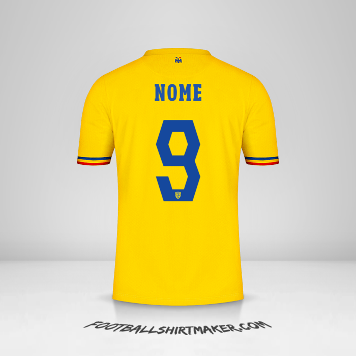 Camisa Romênia 2024 -  nome - 9