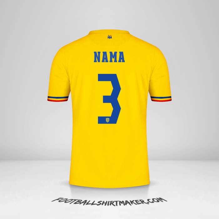 Jersey Rumania 2024 -  nama - 3