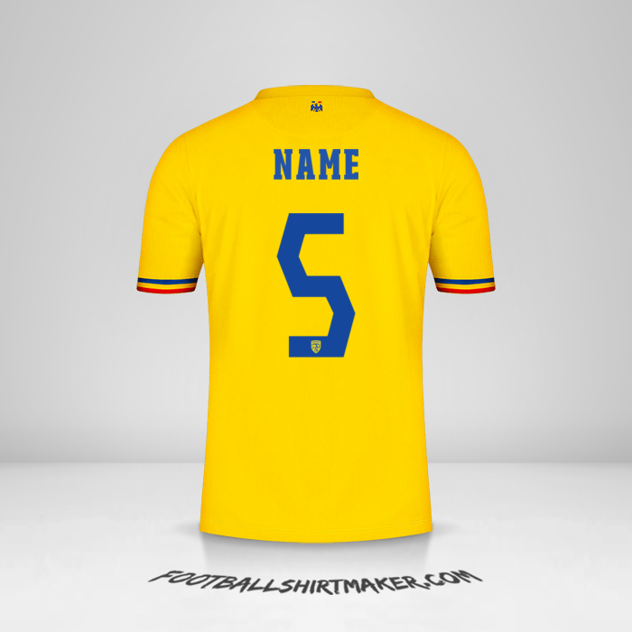 Shirt Romania 2024 -  name - 5