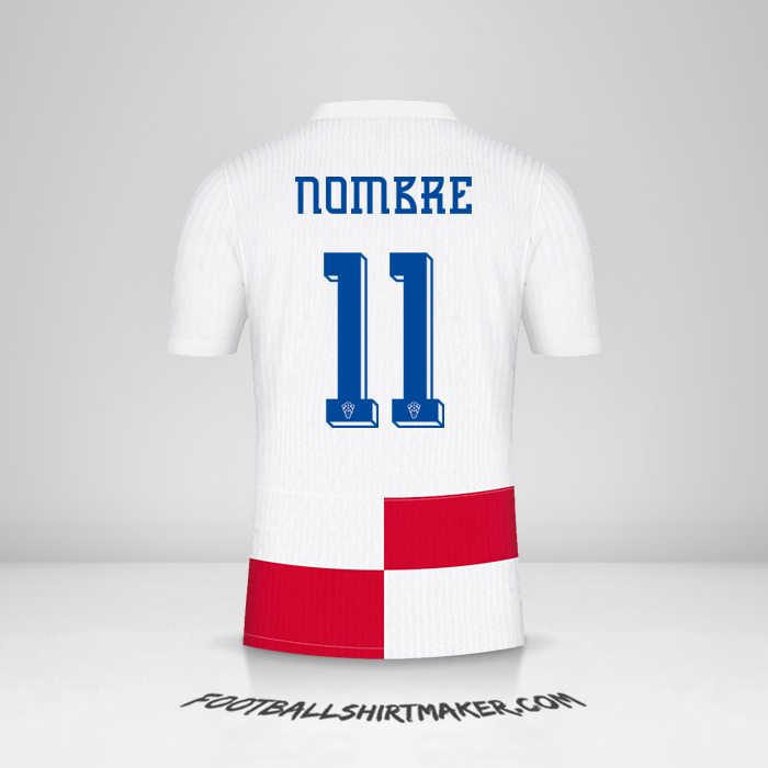 Jersey Croacia 2024 -  nombre - 11
