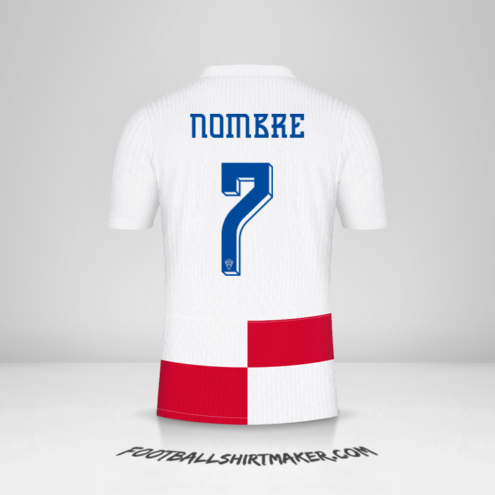 Jersey Croacia 2024 -  nombre - 7