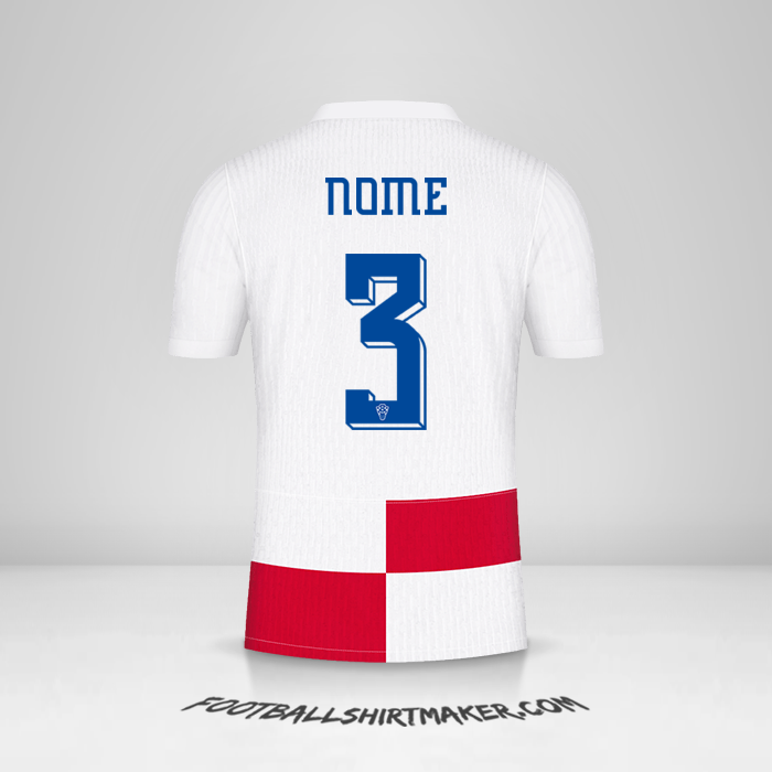 Maglia Croazia 2024 -  nome - 3