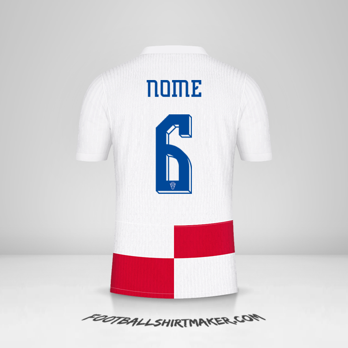 Maglia Croazia 2024 -  nome - 6