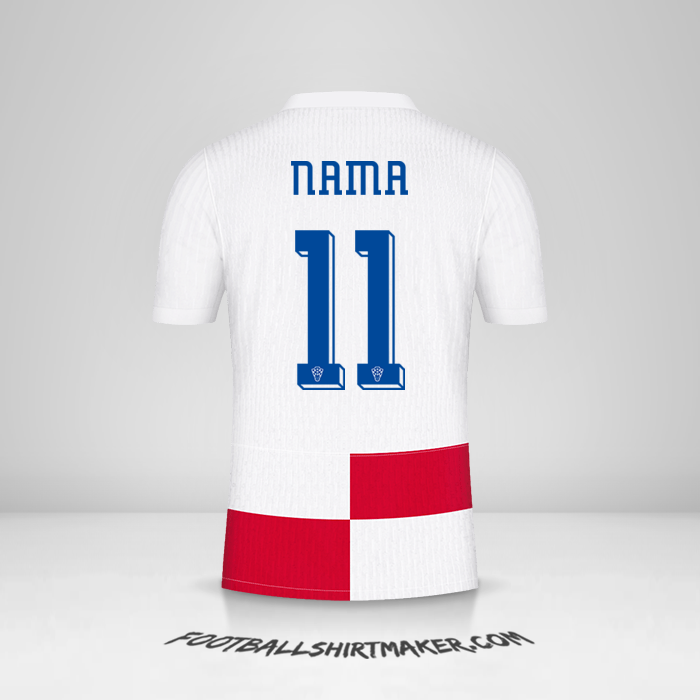 Jersey Kroasia 2024 -  nama - 11