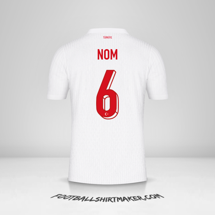 Maillot Turquie 2024 -  nom - 6