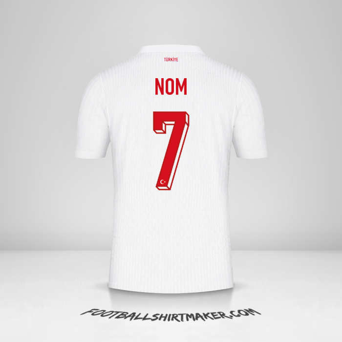 Maillot Turquie 2024 -  nom - 7