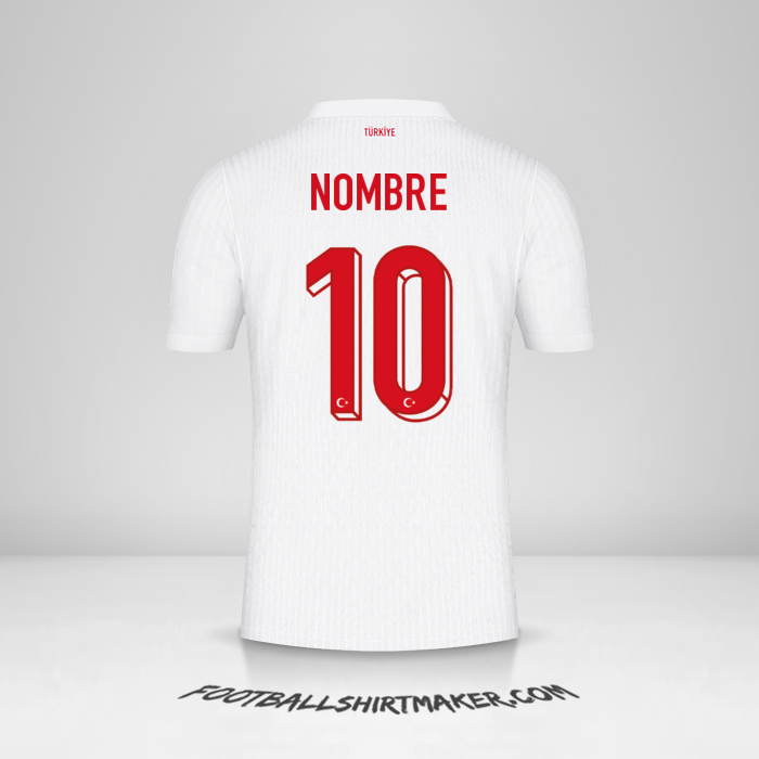 Camiseta Turquia 2024 -  nombre - 10