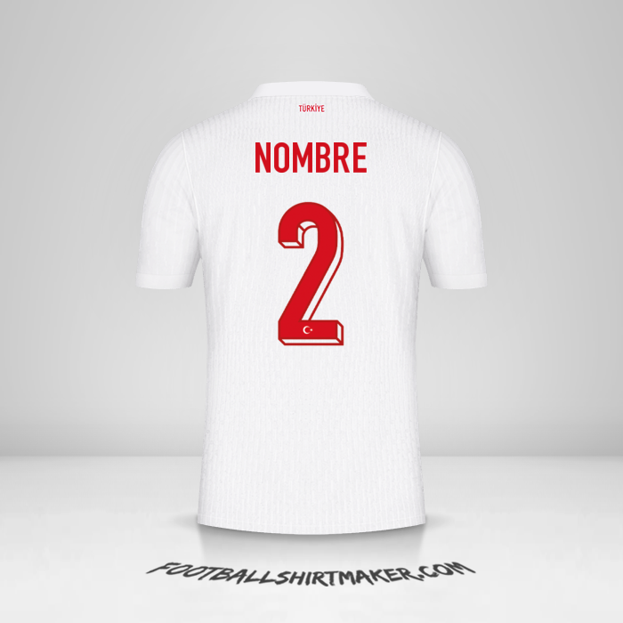 Jersey Turquia 2024 -  nombre - 2