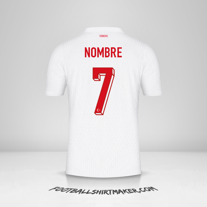 Jersey Turquia 2024 -  nombre - 7