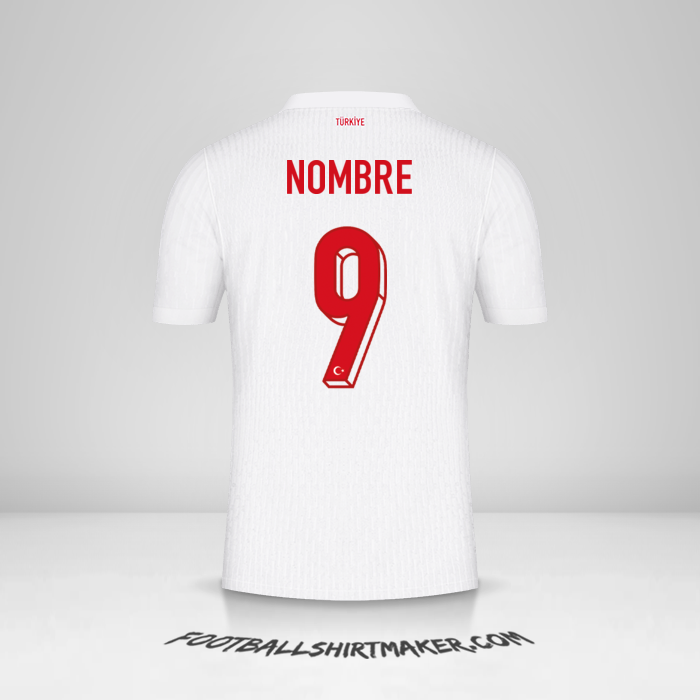 Jersey Turquia 2024 -  nombre - 9