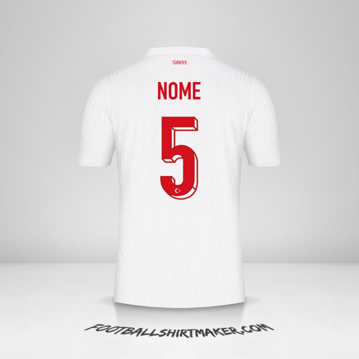 Maglia Turchia 2024 -  nome - 5