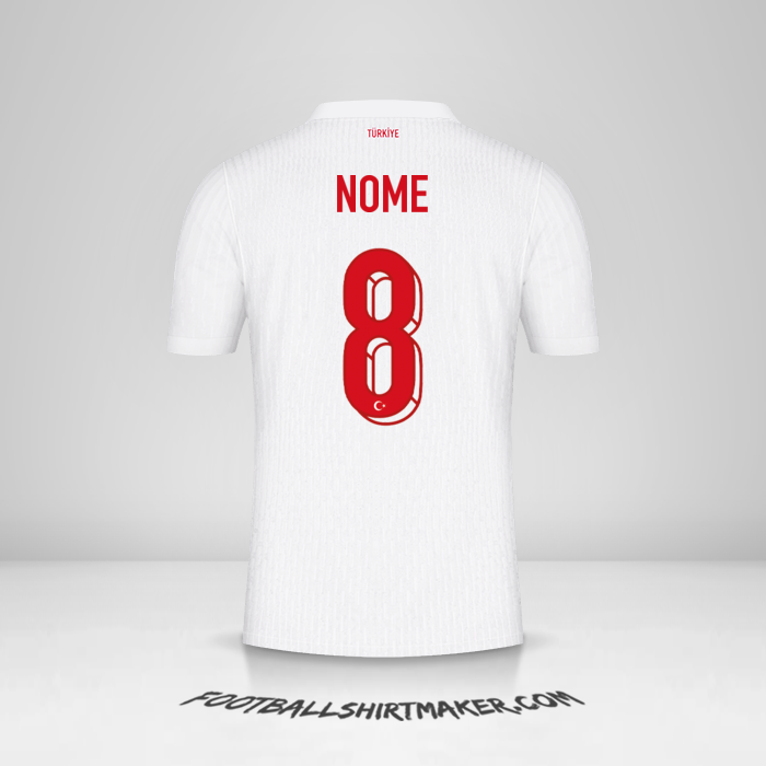 Camisola Turquia 2024 -  nome - 8