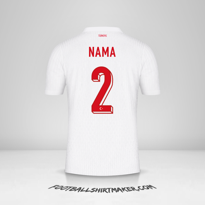 Jersey Turki 2024 -  nama - 2
