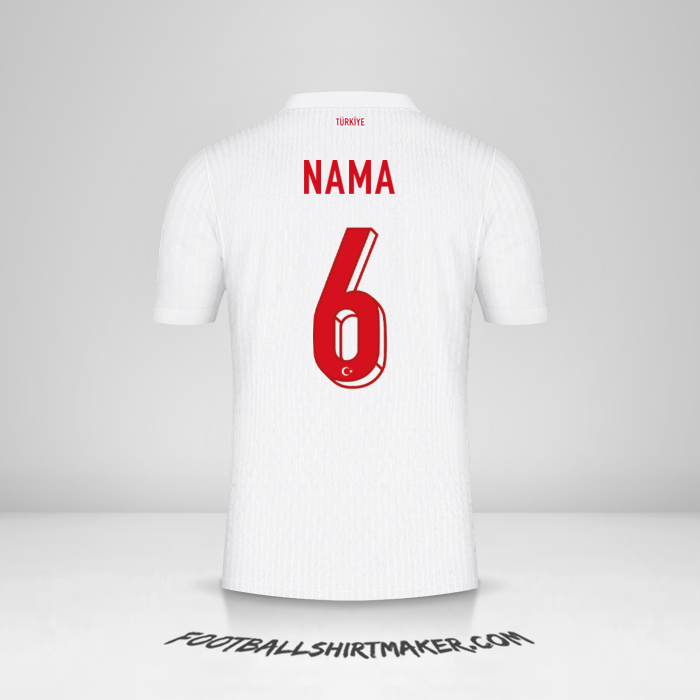 Jersey Turki 2024 -  nama - 6