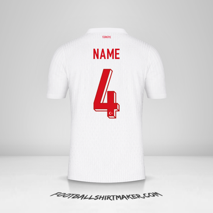 Trikot Türkei 2024 -  name - 4