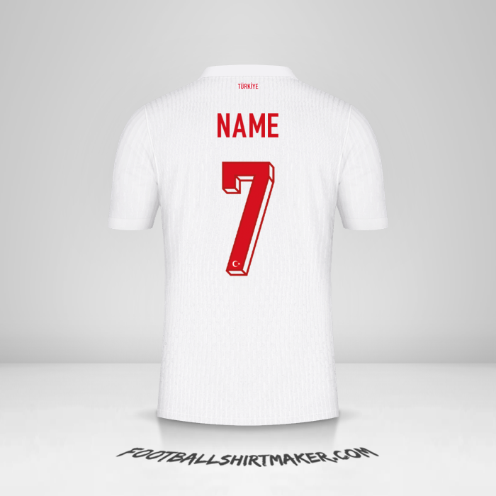 Trikot Türkei 2024 -  name - 7