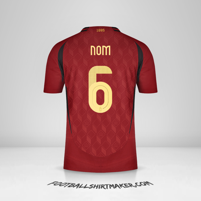 Maillot Belgique 2024 -  nom - 6