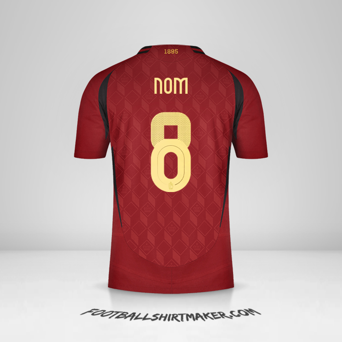 Maillot Belgique 2024 -  nom - 8