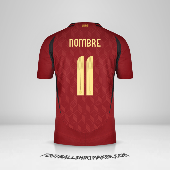 Jersey Belgica 2024 -  nombre - 11