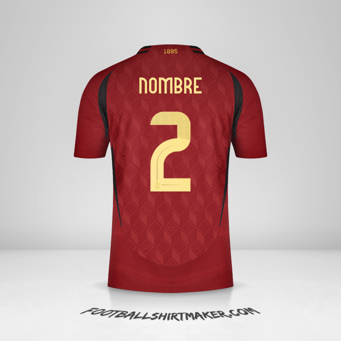 Camiseta Belgica 2024 -  nombre - 2