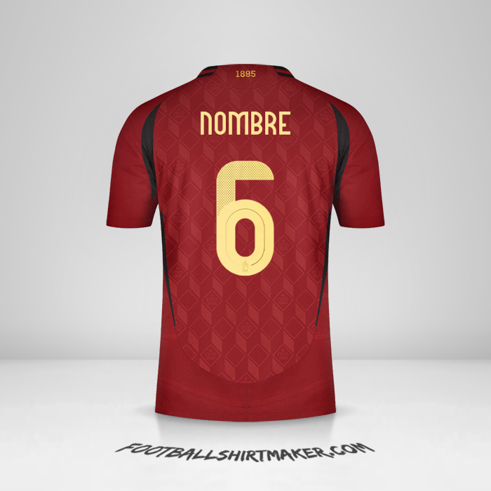 Jersey Belgica 2024 -  nombre - 6