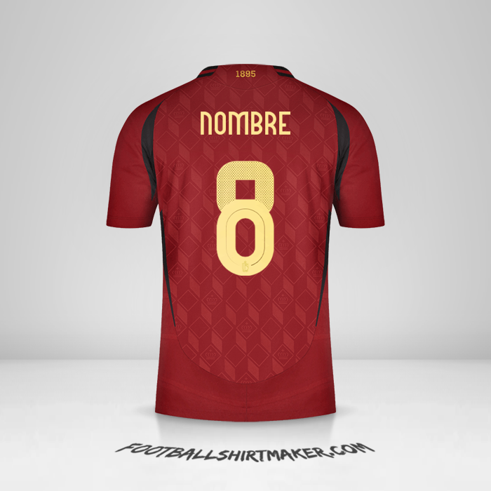 Jersey Belgica 2024 -  nombre - 8
