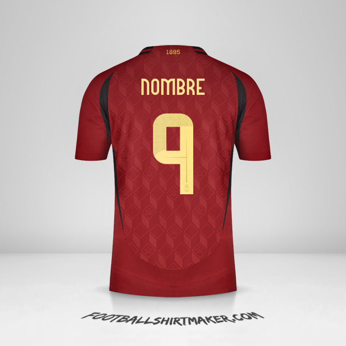 Jersey Belgica 2024 -  nombre - 9