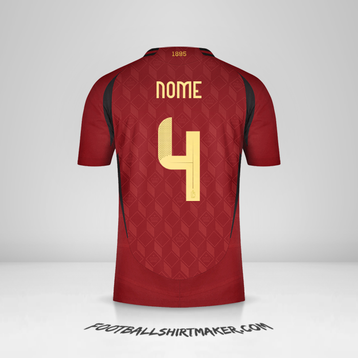 Maglia Belgio 2024 -  nome - 4