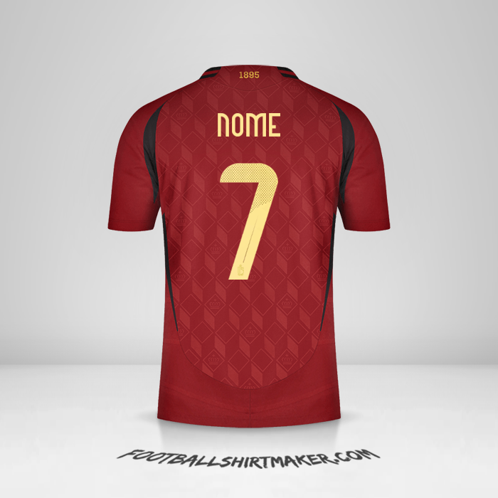 Camisa Bélgica 2024 -  nome - 7