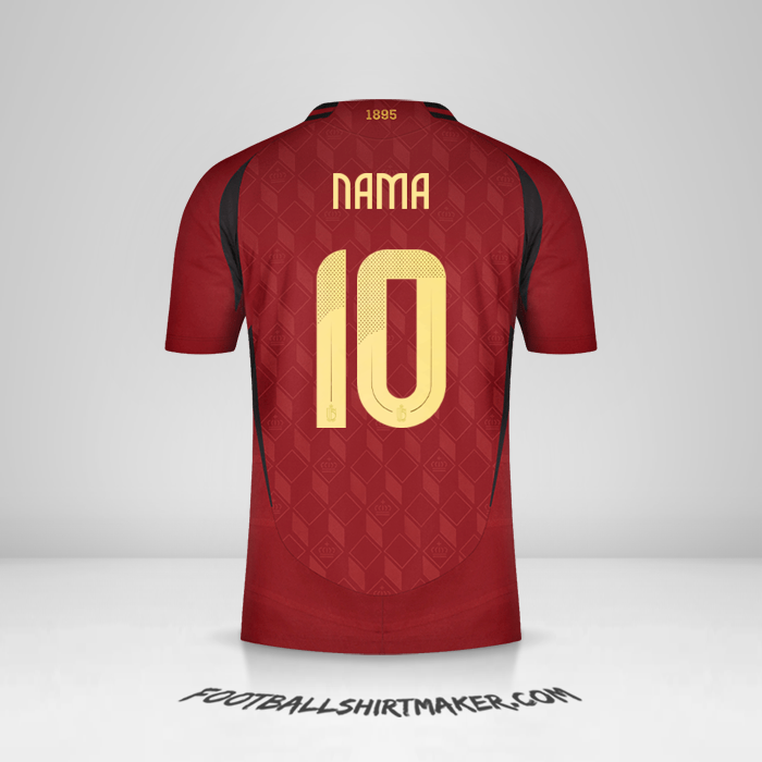 Jersey Belgia 2024 -  nama - 10