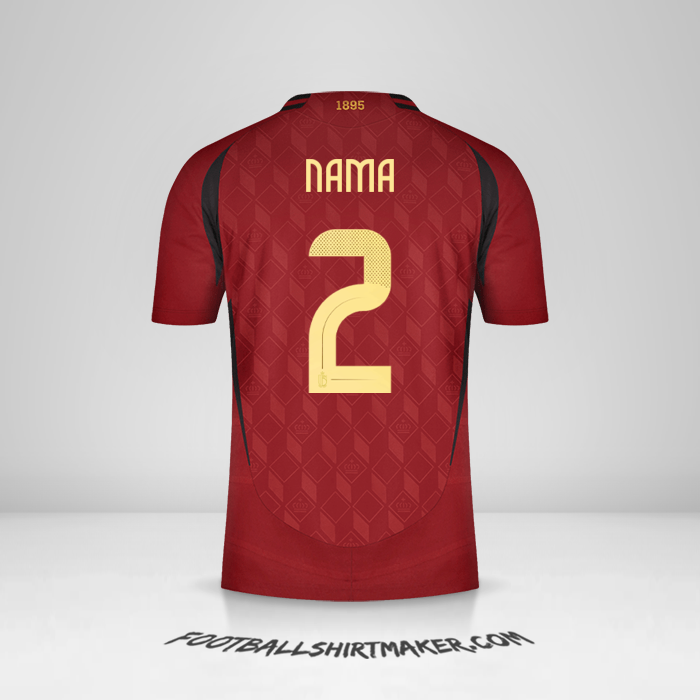 Jersey Belgia 2024 -  nama - 2
