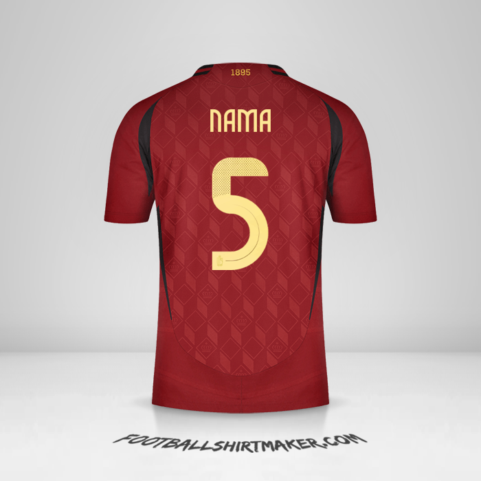 Jersey Belgia 2024 -  nama - 5
