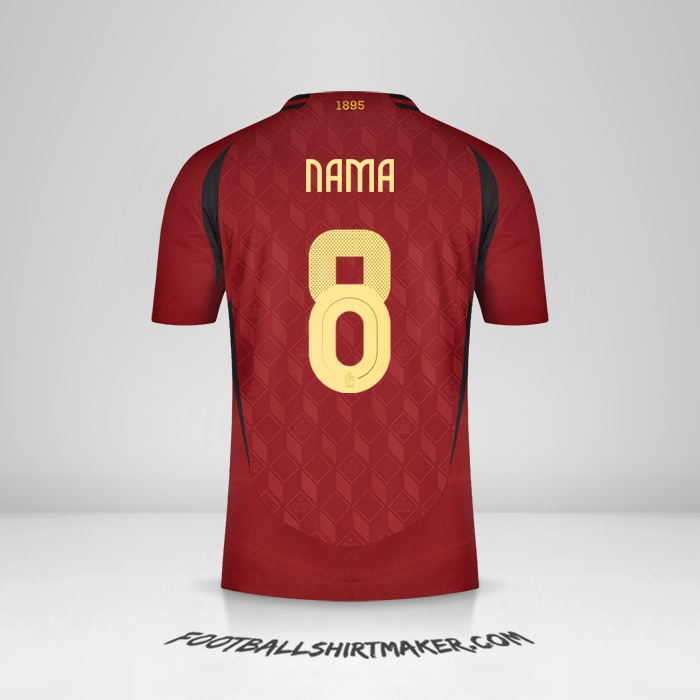 Jersey Belgia 2024 -  nama - 8