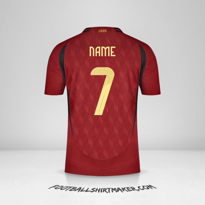 Jersey Belgium 2024 -  name - 7
