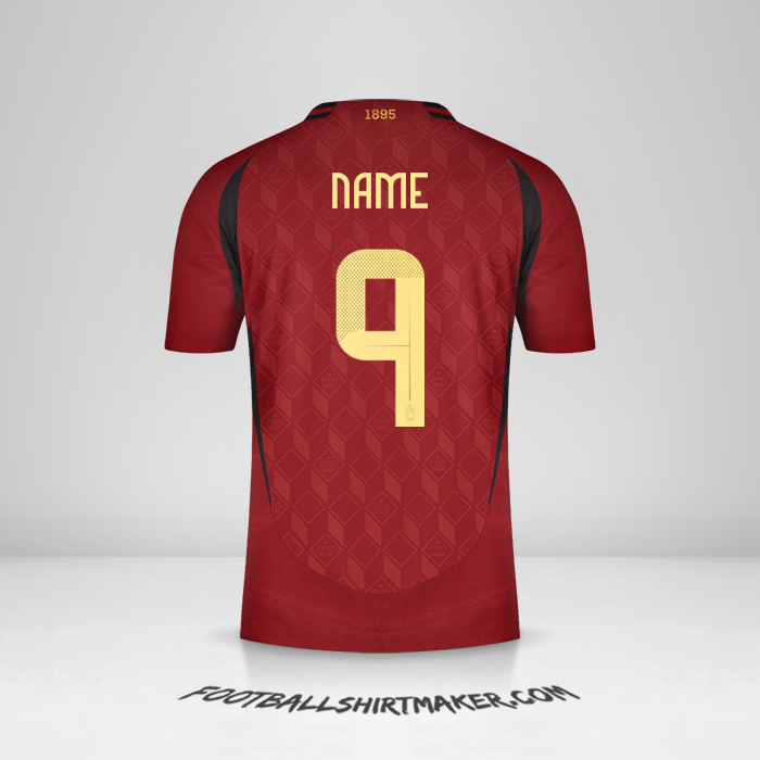Shirt Belgium 2024 -  name - 9