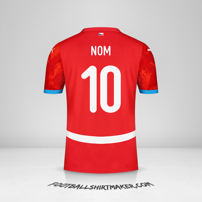 Maillot République Tchèque 2024 -  nom - 10