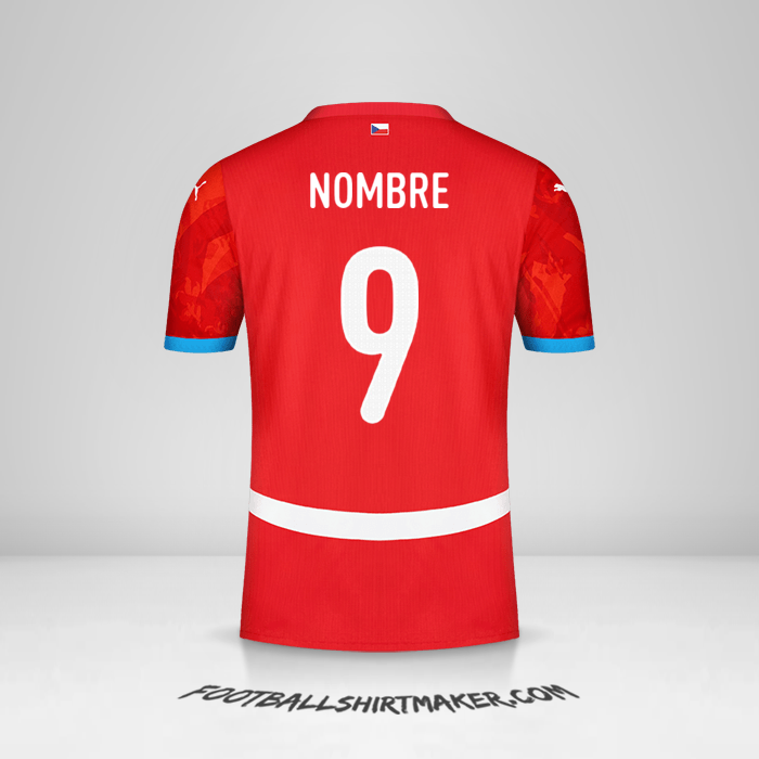 Camiseta República Checa 2024 -  nombre - 9