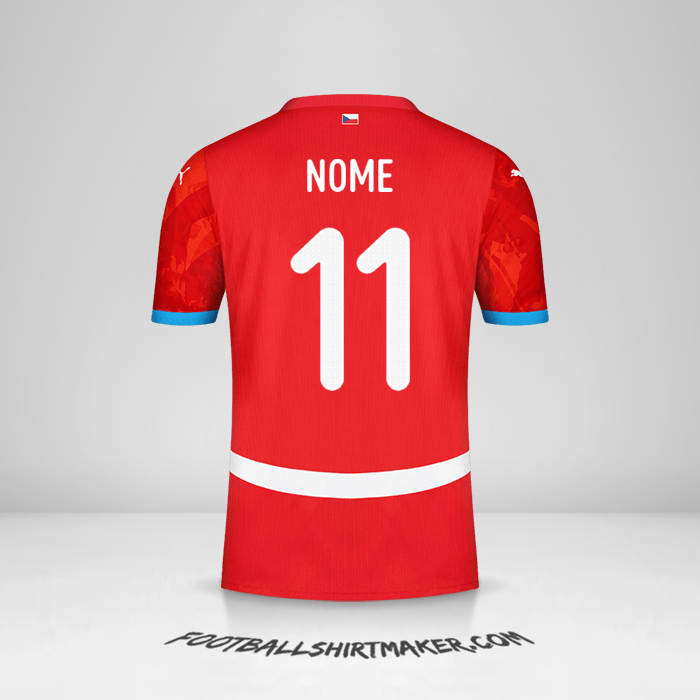Camisa República Tcheca 2024 -  nome - 11