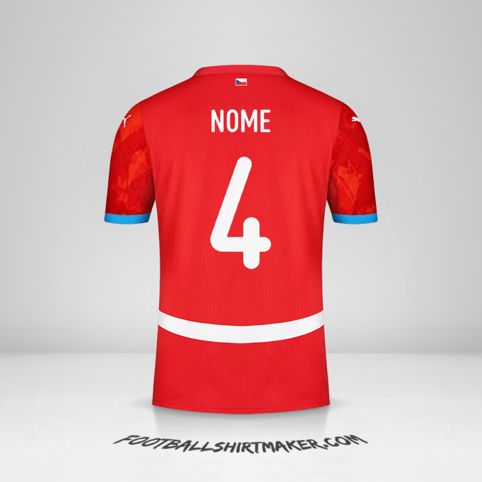 Camisola República Tcheca 2024 -  nome - 4