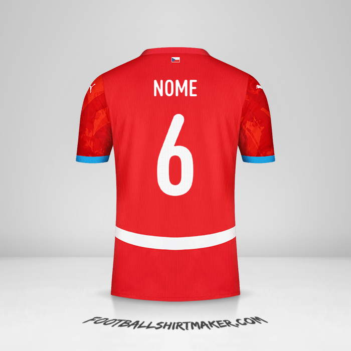 Camisola República Tcheca 2024 -  nome - 6