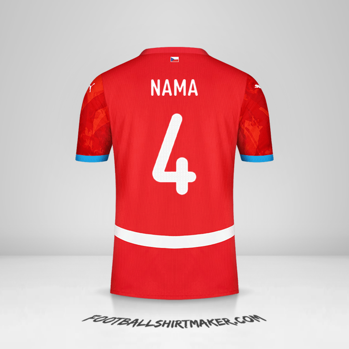 Jersey Republik Ceko 2024 -  nama - 4