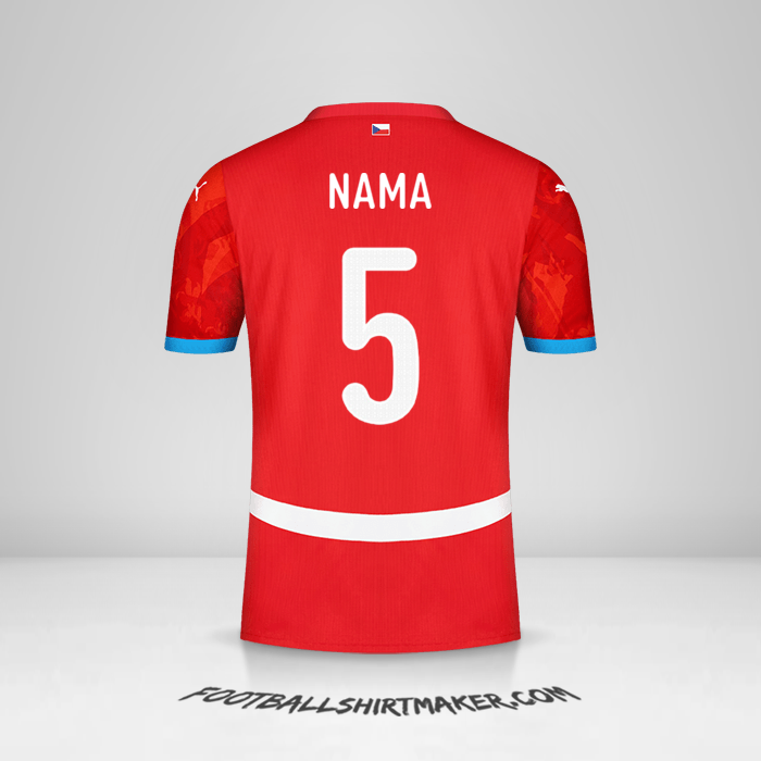 Jersey Republik Ceko 2024 -  nama - 5